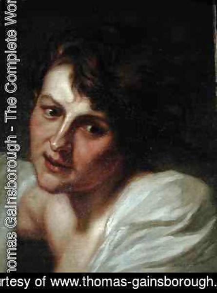 Portrait of an Angel after Sir Anthony van Dyck