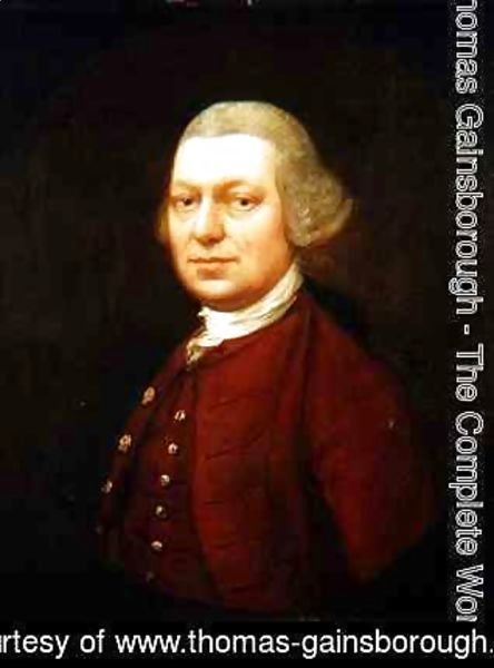Portrait of John Joshua Kirby 1716-74
