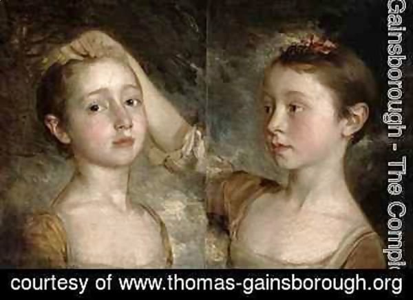 Thomas Gainsborough - The Painters Daughters Mary and Margaret