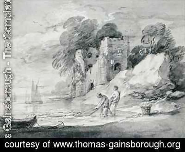 Thomas Gainsborough - Hauling the Seine net