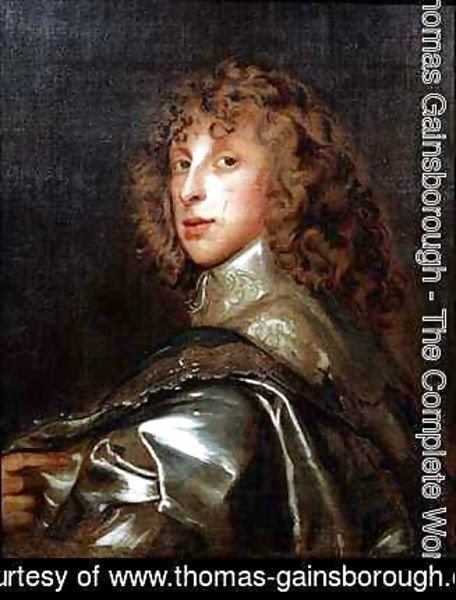 Thomas Gainsborough - Portrait of Lord Bernard Stuart later Earl of Lichfield 1622-45 after Van Dyck