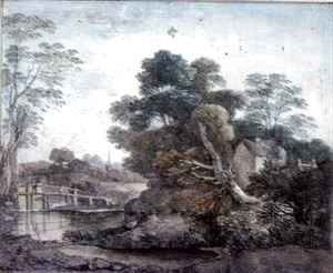 Thomas Gainsborough - Landscape with Cottage and Stream