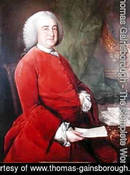 Thomas Gainsborough - Portrait of Robert Nugent Lord Clare