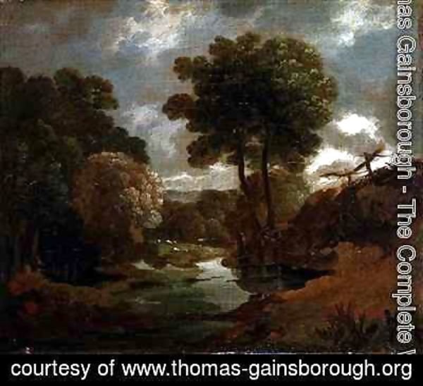 Thomas Gainsborough - A Pool in the Woods