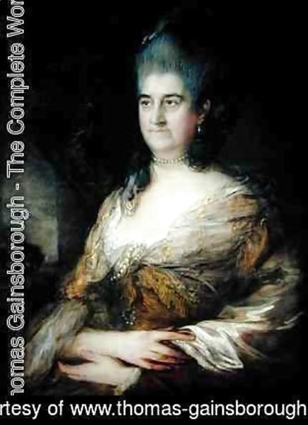 Thomas Gainsborough - Portrait of a Lady said to be Elizabeth Chudleigh