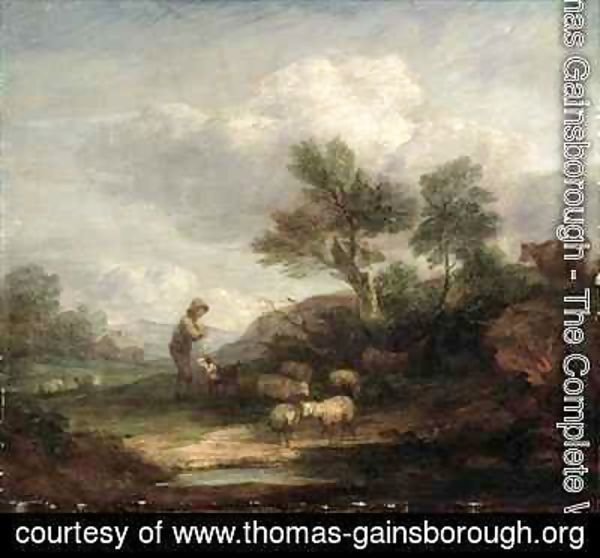 Landscape with Sheep 2