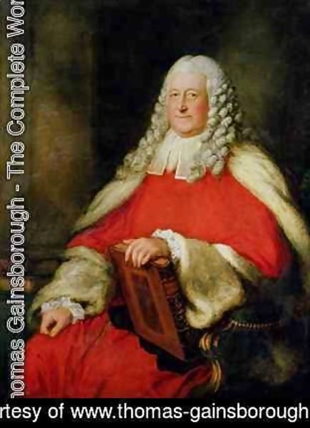 Portrait of Sir Edward Willes in Judges Robes