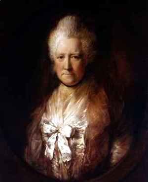 Thomas Gainsborough - Portrait of the Hon Harriott Marsham 1721-96