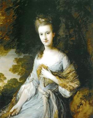 Thomas Gainsborough - Portrait of Sarah Buxton