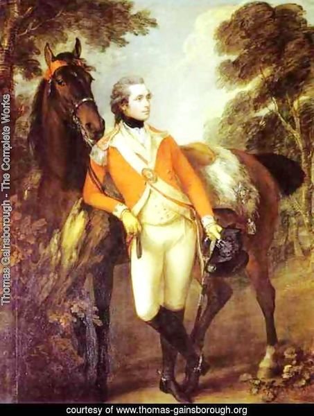 Portrait Of John Hayes St Leger 1782