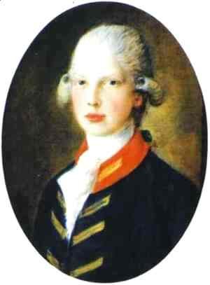 Portrait Of Prince Edward Later Duke Of Kent 1782