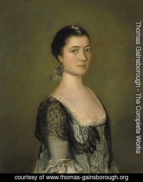 Thomas Gainsborough - Portrait of Miss Elizabeth Edgar (1733-1791)