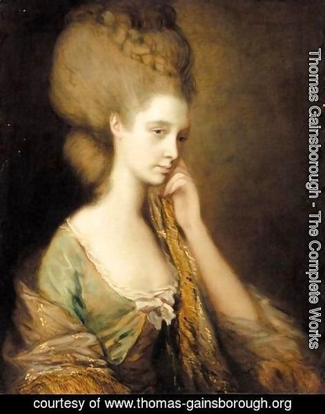 Thomas Gainsborough - Portrait Of Anne Thistlethwaite, Countess Of Chesterfield (1759-1798)