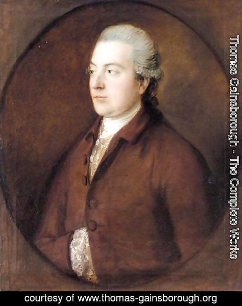 Thomas Gainsborough - Portrait Of Francis Bennett Of Cadbury Court (1712-1790)