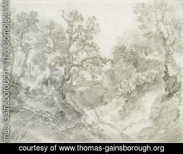 Thomas Gainsborough - Wooded Landscape 2