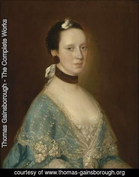 Thomas Gainsborough - Portrait Of Mrs. John Gisborne (Nee Anne Bateman)