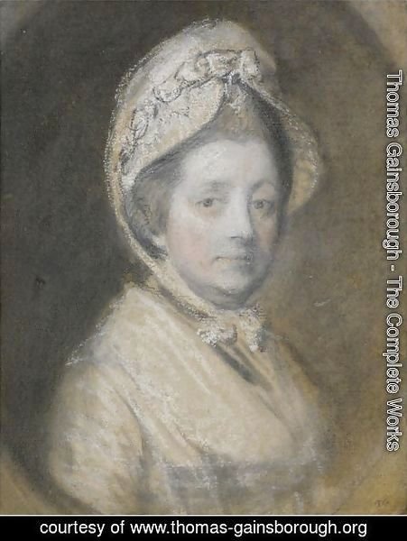 Thomas Gainsborough - Portrait Of Mrs Thomas Gainsborough, Nee Margaret Burr (1728-1797)