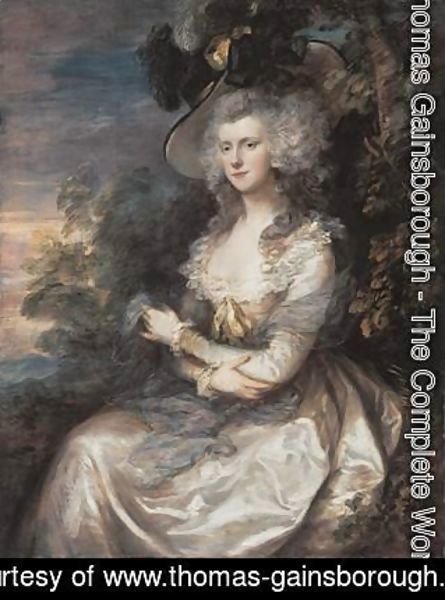 Thomas Gainsborough - Mrs. Thomas Hibbert