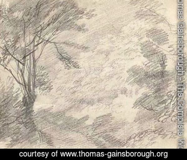 Thomas Gainsborough - A wooded landscape