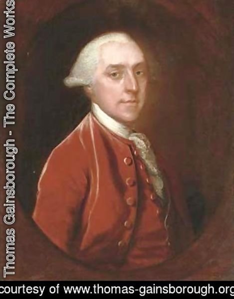 Thomas Gainsborough - Portrait of William Northey, LL.D., F.R.S., M.P. (1722-1770)