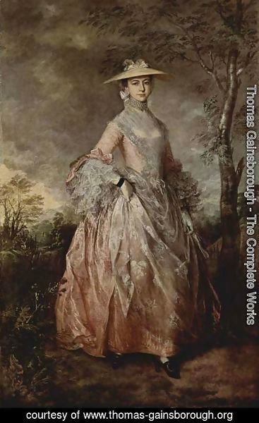 Thomas Gainsborough - Portrait of Mary Countess Howe