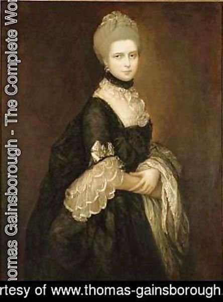 Thomas Gainsborough - Portrait of Maria Walpole, Countess of Waldegrave, later Duchess of Gloucester