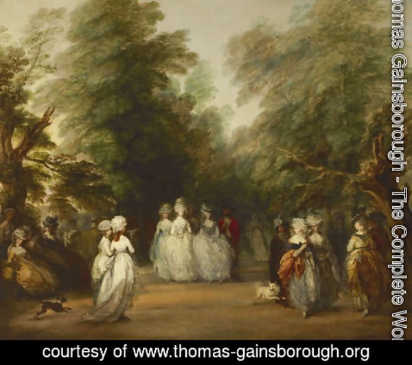 Thomas Gainsborough - The Mall in St. James's Park