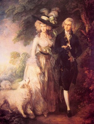 Thomas Gainsborough - Mr and Mrs William Hallett ('The Morning Walk')  1785