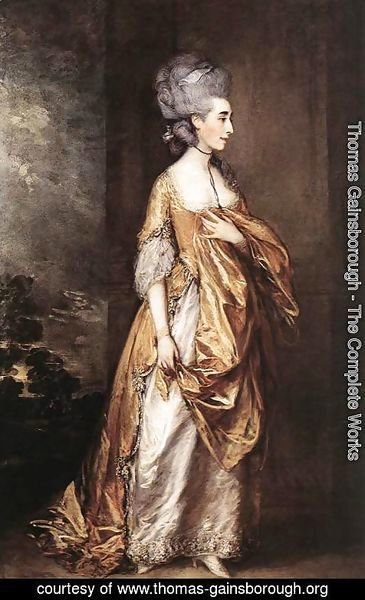 Thomas Gainsborough - Mrs Grace Dalrymple Elliot c. 1778