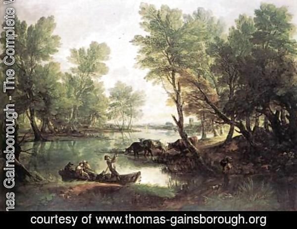 Thomas Gainsborough - River Landscape 1768-70