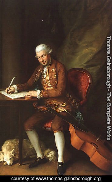 Thomas Gainsborough - Karl Friedrich Abel 1777