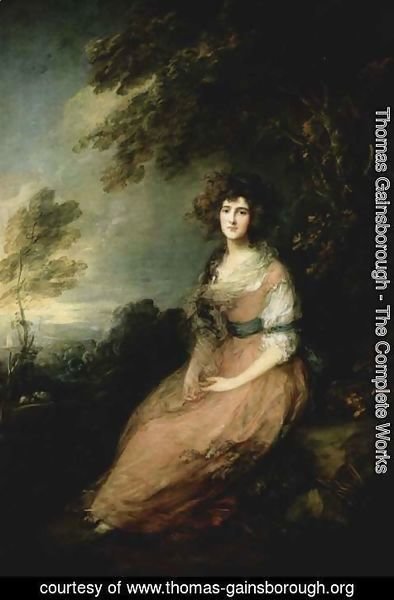 Thomas Gainsborough - Mrs. Richard Brinsley Sheridan  1785-87