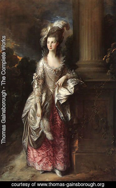 Thomas Gainsborough - The Honorable Mrs. Graham 1775-77